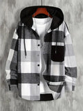 Sudadera con capucha para hombre de cuadros: estilo moderno y comodidad informal