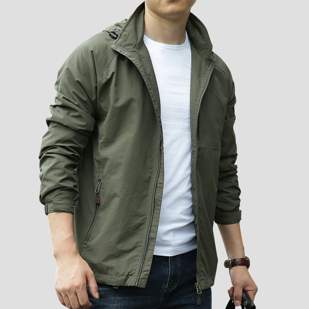 Chaqueta cargo impermeable para hombre - Estilo y protección