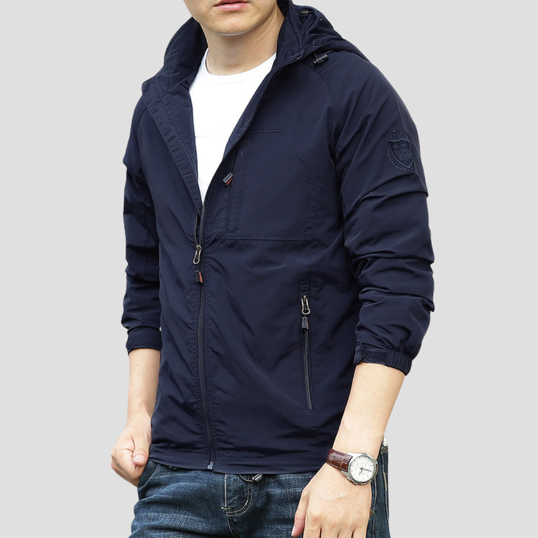 Chaqueta cargo impermeable para hombre - Estilo y protección