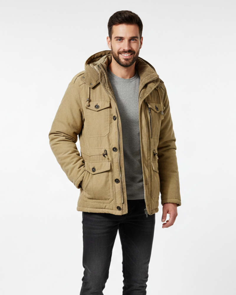 Chaqueta de invierno impermeable para hombre: cálida, transpirable y cómoda