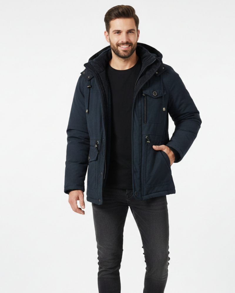 Chaqueta de invierno impermeable para hombre: cálida, transpirable y cómoda