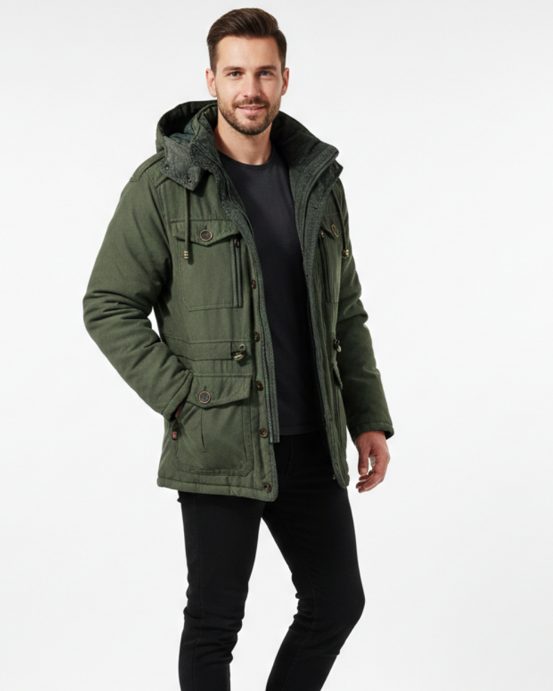 Chaqueta de invierno impermeable para hombre: cálida, transpirable y cómoda