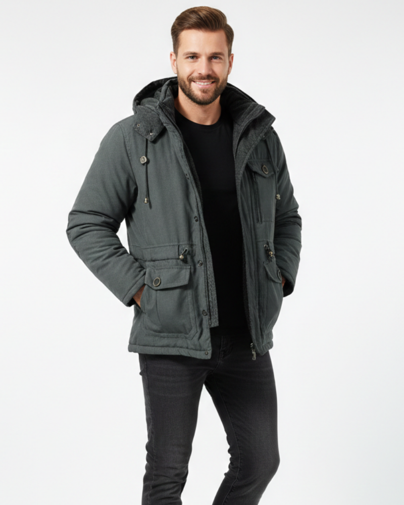 Chaqueta de invierno impermeable para hombre: cálida, transpirable y cómoda