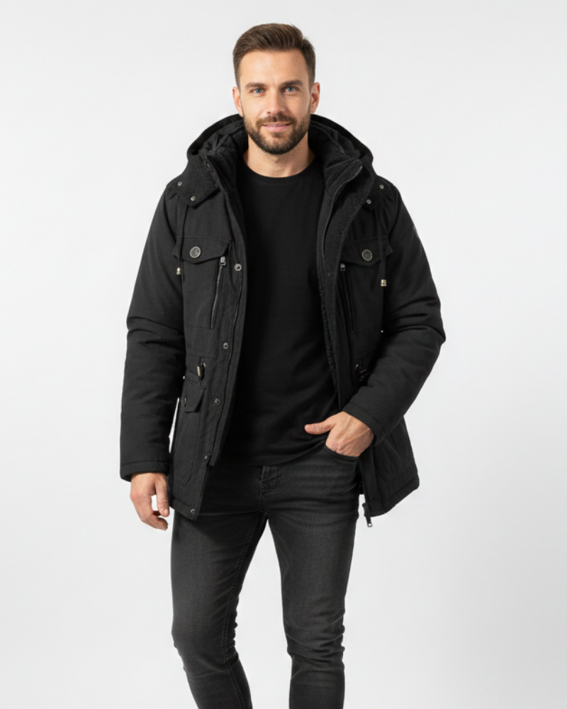 Chaqueta de invierno impermeable para hombre: cálida, transpirable y cómoda