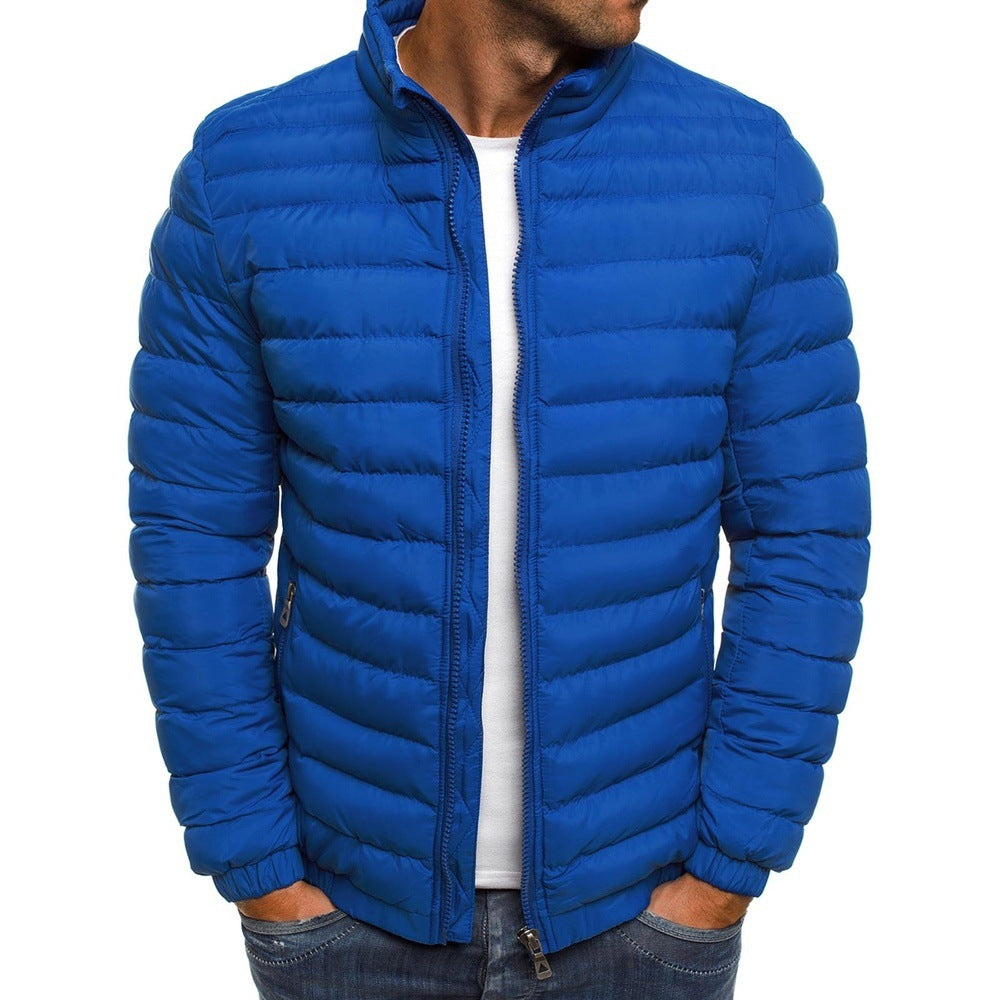 Chaqueta de invierno acolchada, elegante y lujosa para hombres