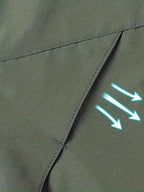 Chaqueta impermeable para hombre - Capucha y bolsillos con cremallera