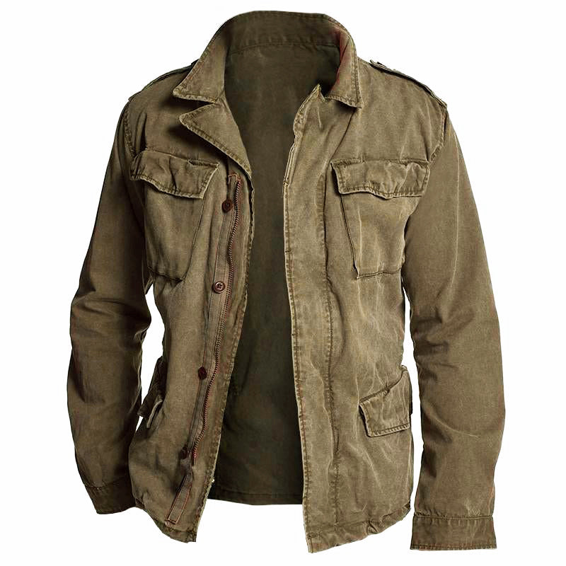 Chaqueta de trabajo vintage para hombre - Robusta y con estilo