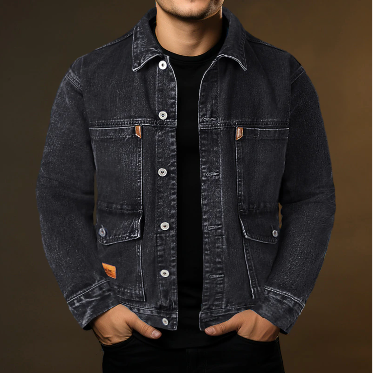 Chaqueta de mezclilla elegante para hombre - Jesse | Confort y estilo