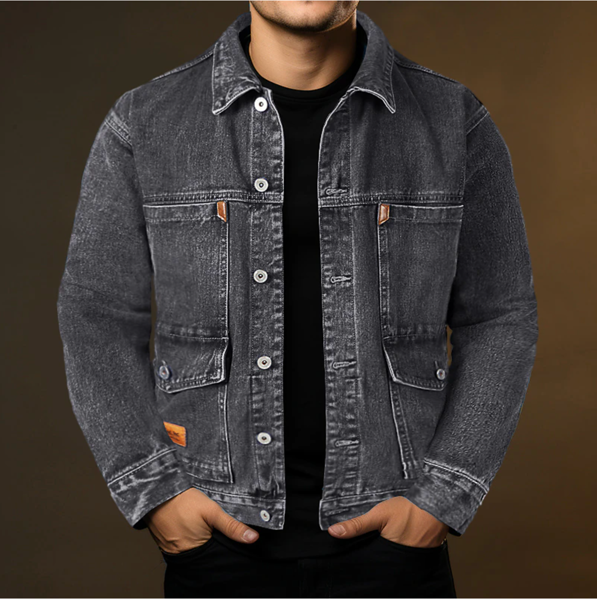 Chaqueta de mezclilla elegante para hombre - Jesse | Confort y estilo