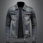 Chaqueta de mezclilla para hombre - Botones - Bolsillos - Estilo clásico