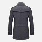 Chaqueta de doble cuello para hombre - Estilo moderno y calor