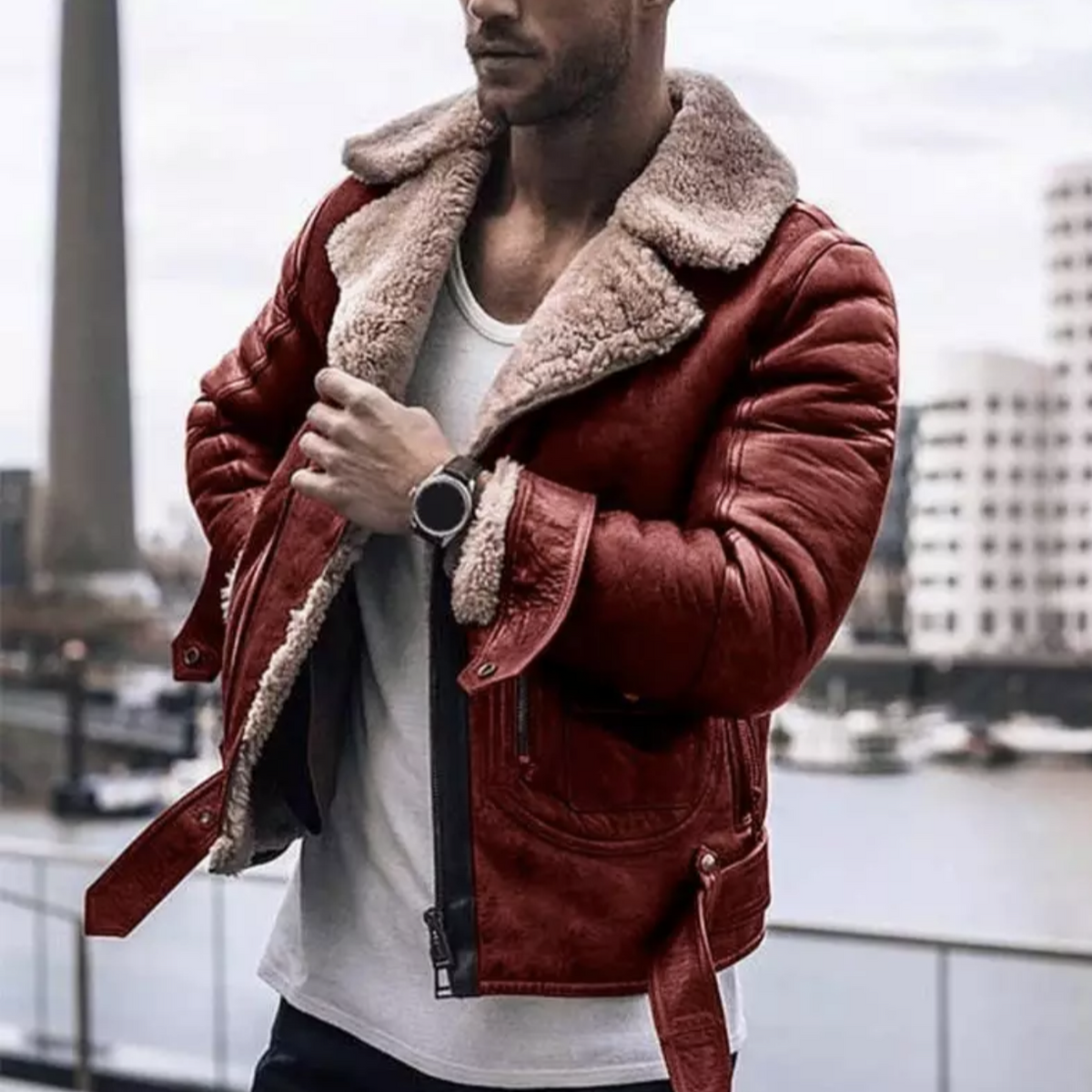 Chaqueta de invierno elegante para hombres – Calidez y estilo urbano