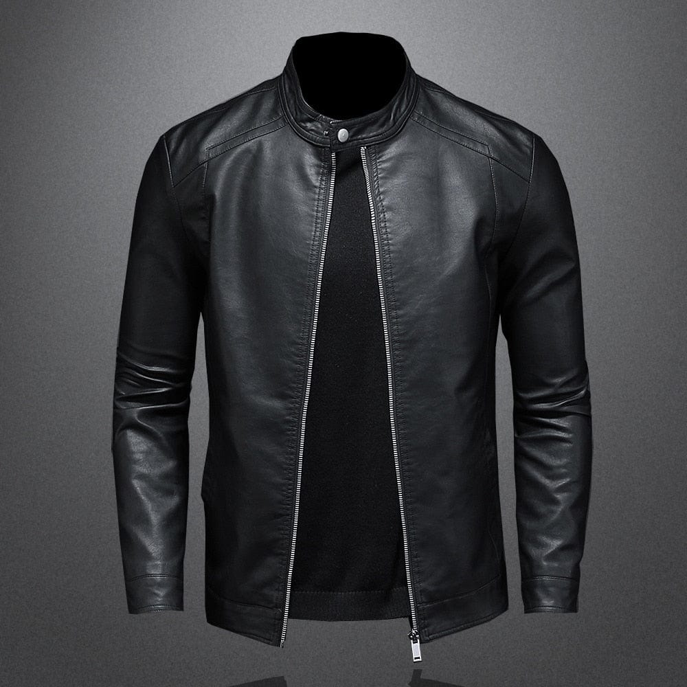 Chaqueta de cuero Andrew para hombres - Elegancia y confort