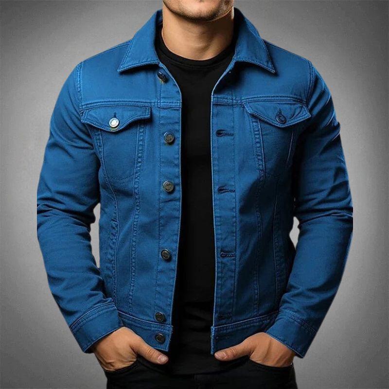 Chaqueta de denim para hombre - moderna y versátil