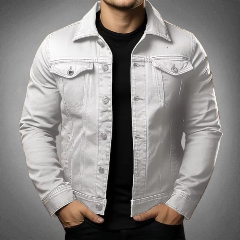 Chaqueta de denim para hombre - moderna y versátil