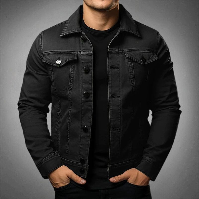 Chaqueta de denim para hombre - moderna y versátil