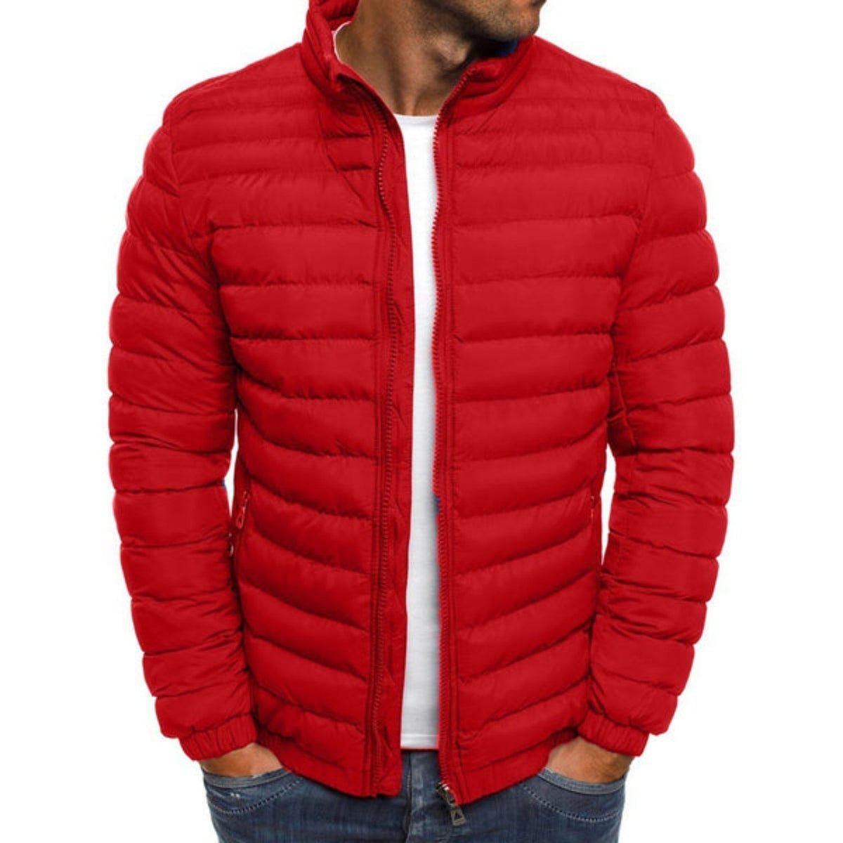 Chaleco de plumón elegante para hombre – Calidez y estilo urbano