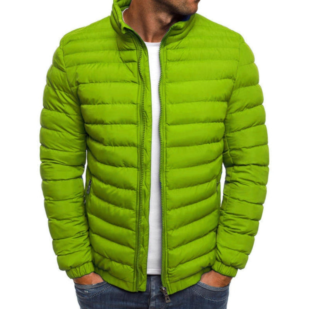 Chaleco de plumón elegante para hombre – Calidez y estilo urbano