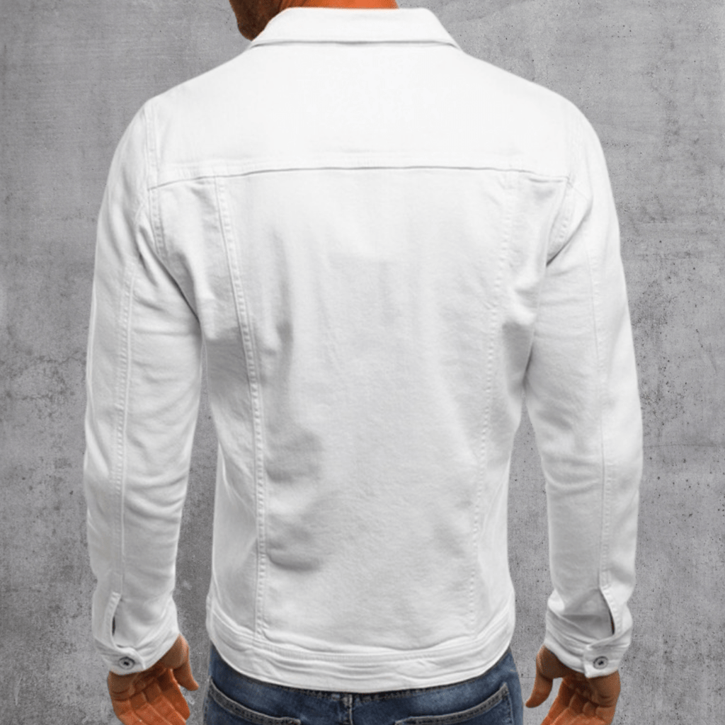 Chaqueta de mezclilla streetwear para hombre - Chic urbano y versátil
