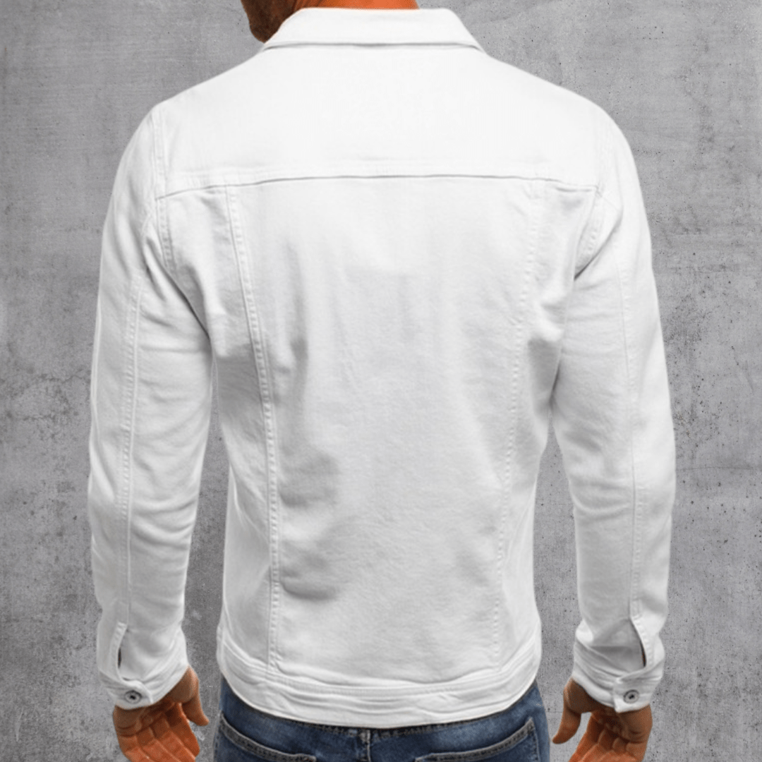 Chaqueta de mezclilla streetwear para hombre - Chic urbano y versátil