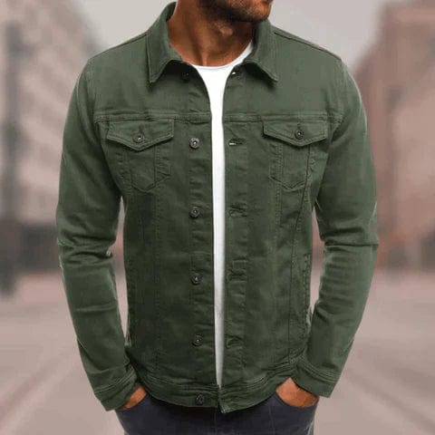 Chaqueta vaquera masculina streetwear elegante: estilo único y comodidad