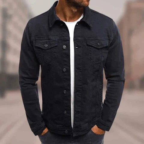 Chaqueta vaquera masculina streetwear elegante: estilo único y comodidad