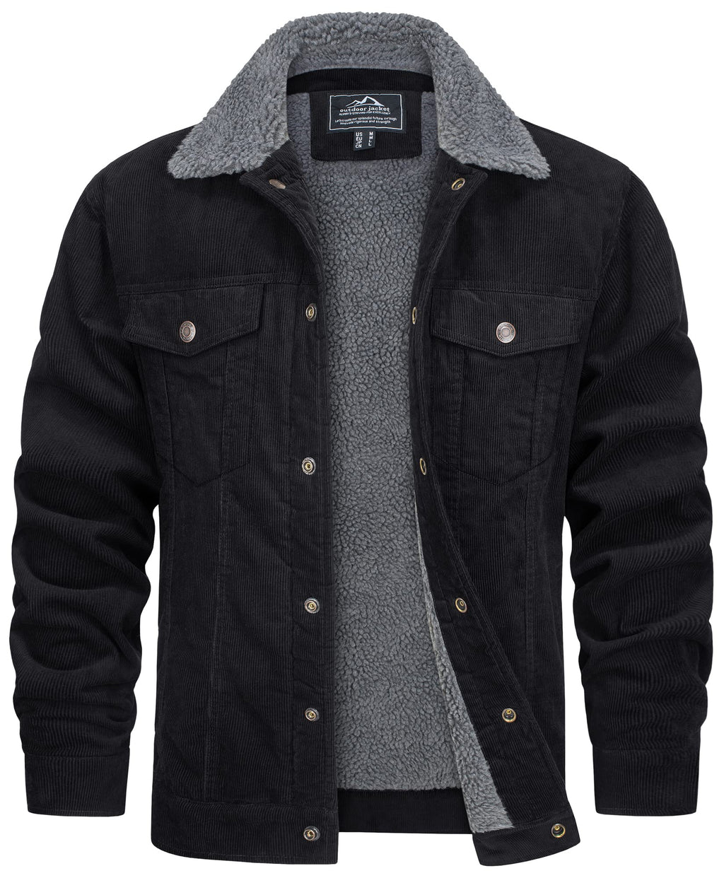 Chaqueta de hombre cálida para invierno | Abrigo urbano resistente para inclemencias del tiempo