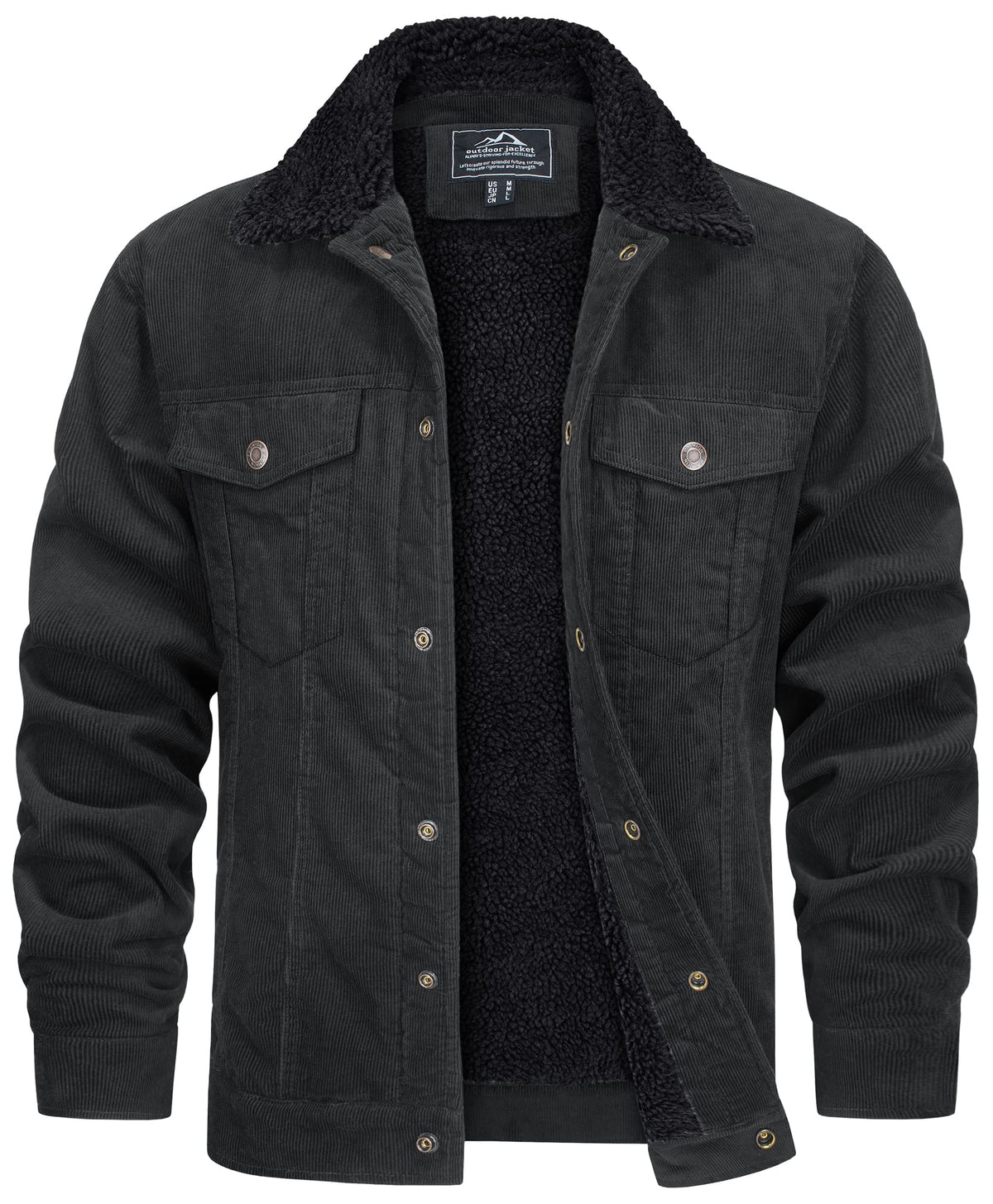 Chaqueta de hombre cálida para invierno | Abrigo urbano resistente para inclemencias del tiempo