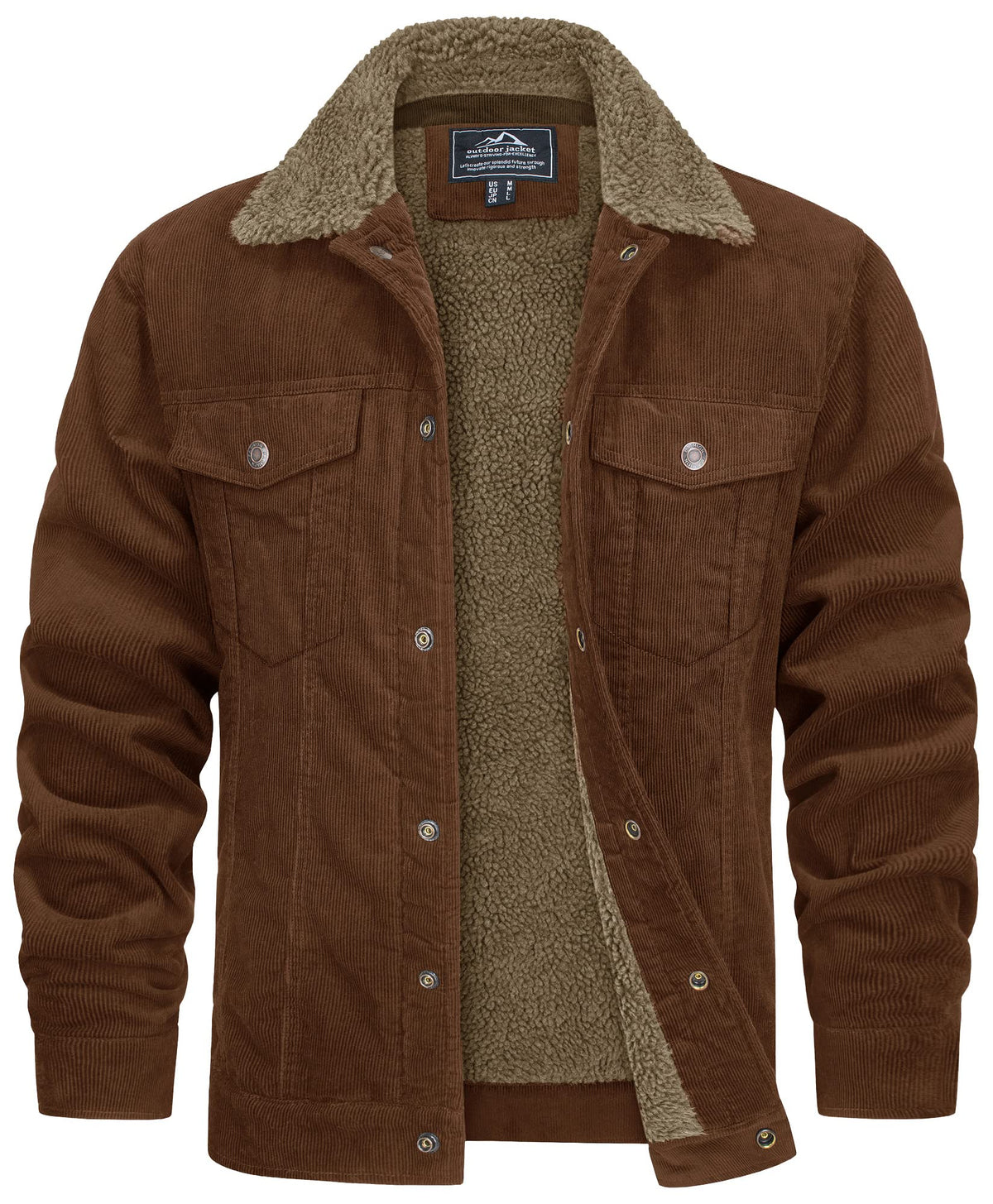 Chaqueta de hombre cálida para invierno | Abrigo urbano resistente para inclemencias del tiempo