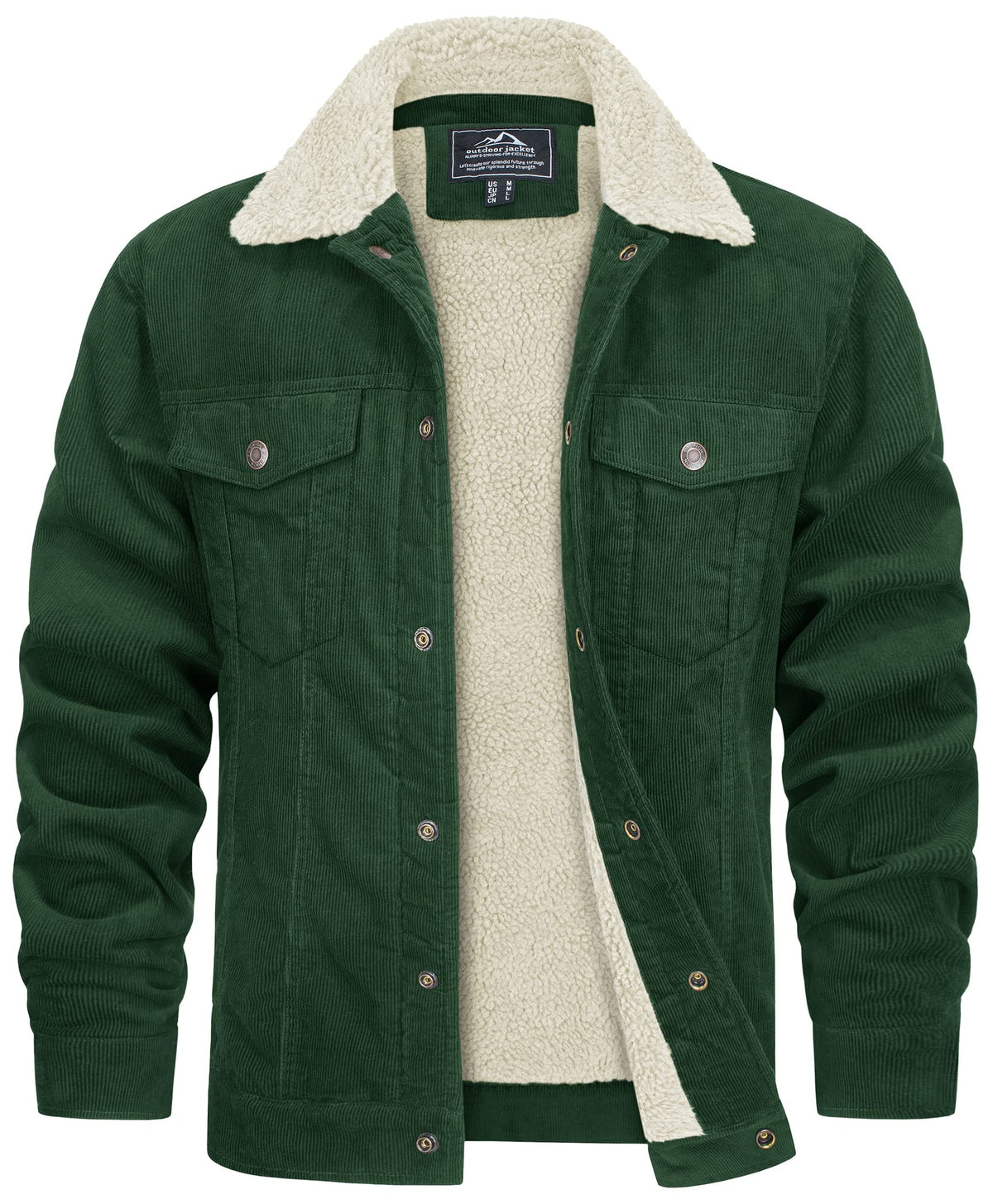 Chaqueta de hombre cálida para invierno | Abrigo urbano resistente para inclemencias del tiempo