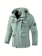 Chaqueta de invierno impermeable y cortavientos para hombre: cálida, práctica y elegante