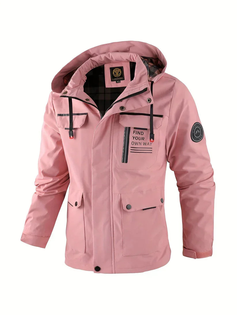Chaqueta de invierno impermeable y cortavientos para hombre: cálida, práctica y elegante