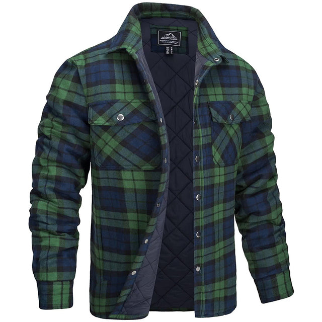 Chaqueta de hombre entallada de cuadros elegante – Comodidad y estilo moderno