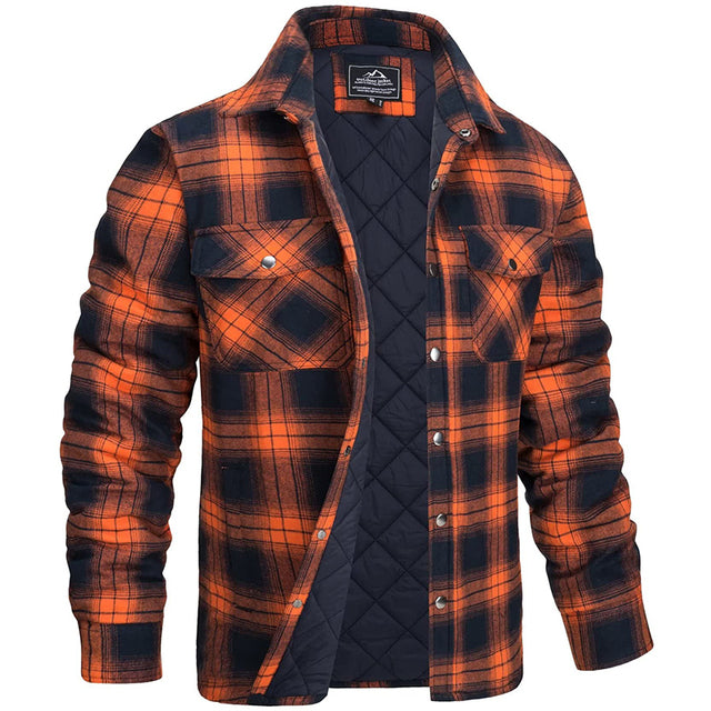 Chaqueta de hombre entallada de cuadros elegante – Comodidad y estilo moderno