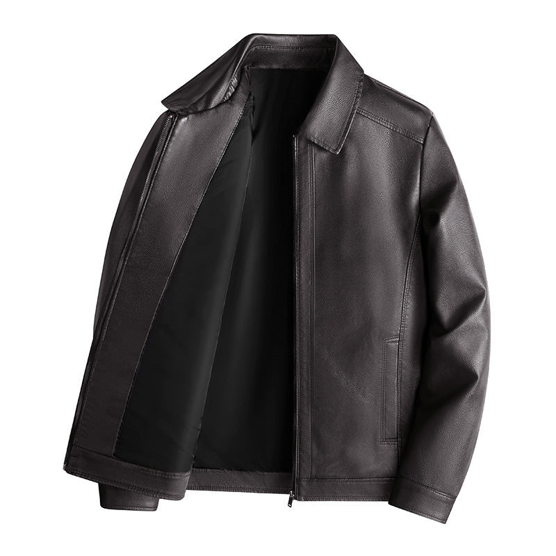 Chaqueta ajustada para hombre - | Cuello alto | Cierre con cremallera
