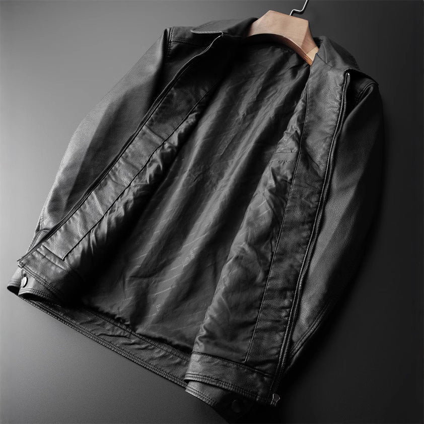 Chaqueta ajustada para hombre - | Cuello alto | Cierre con cremallera