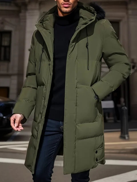 Chaqueta para hombre - Capucha - Caliente - Cortavientos