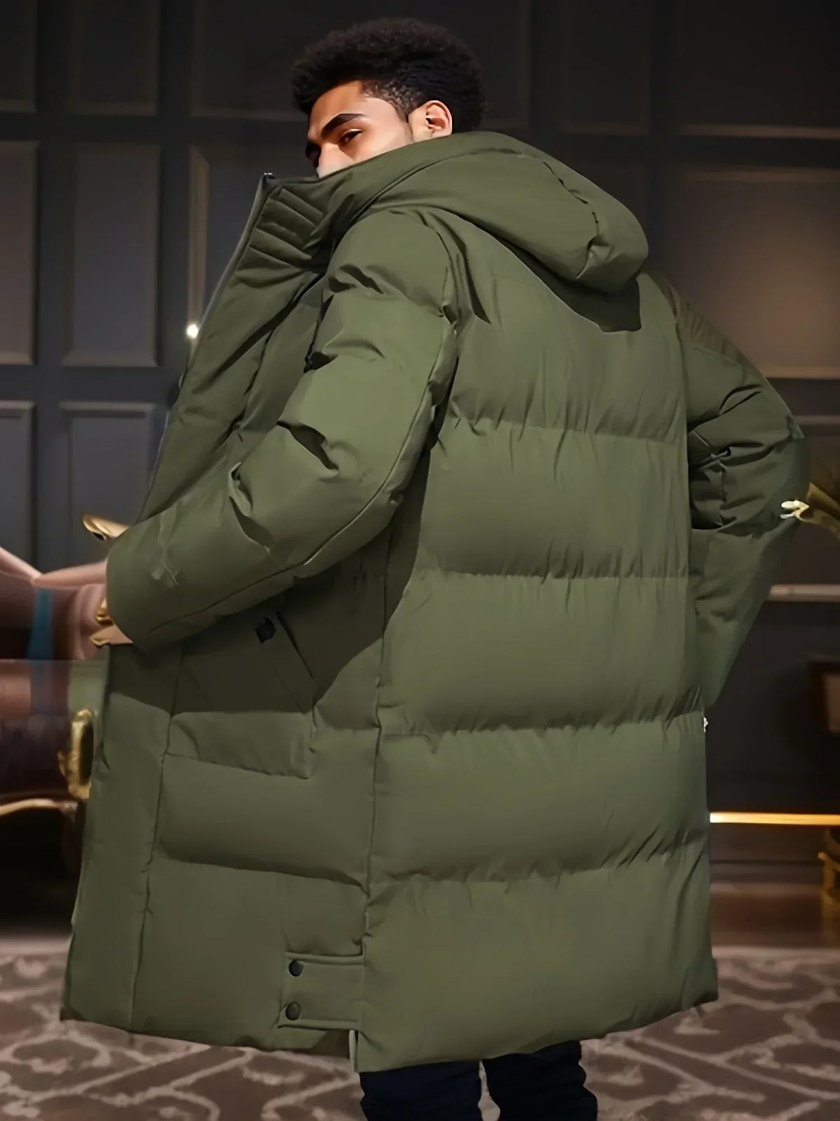 Chaqueta para hombre - Capucha - Caliente - Cortavientos