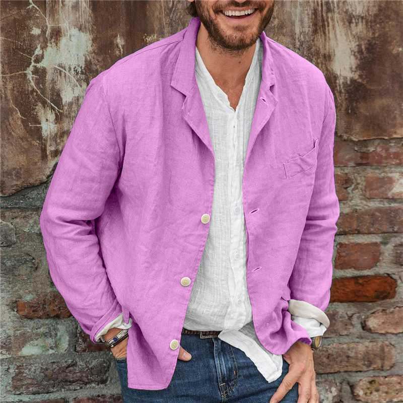 Chaqueta de Algodón y Lino - Estilo y Confort para Todas las Estaciones