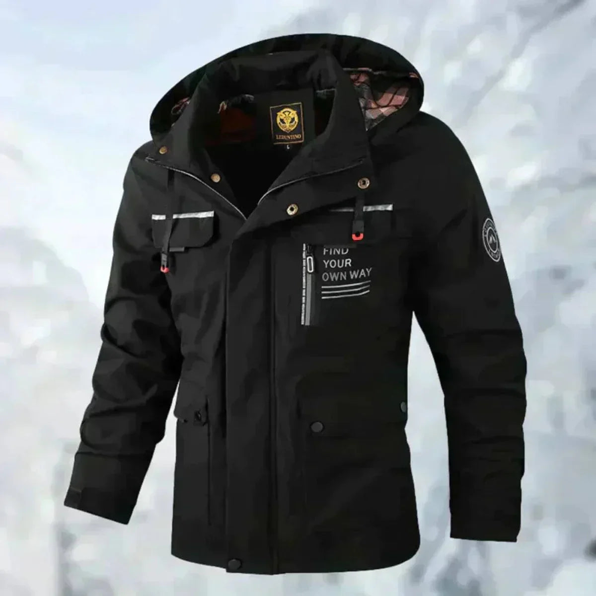 Chaqueta impermeable y cortavientos para hombre – Comodidad para otoño/invierno