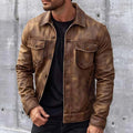 Chaqueta elegante vintage para hombre - estilo atemporal y comodidad diaria