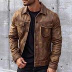 Chaqueta elegante vintage para hombre - estilo atemporal y comodidad diaria
