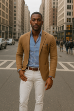 Chaqueta ligera para hombre - Elegancia y comodidad transpirable