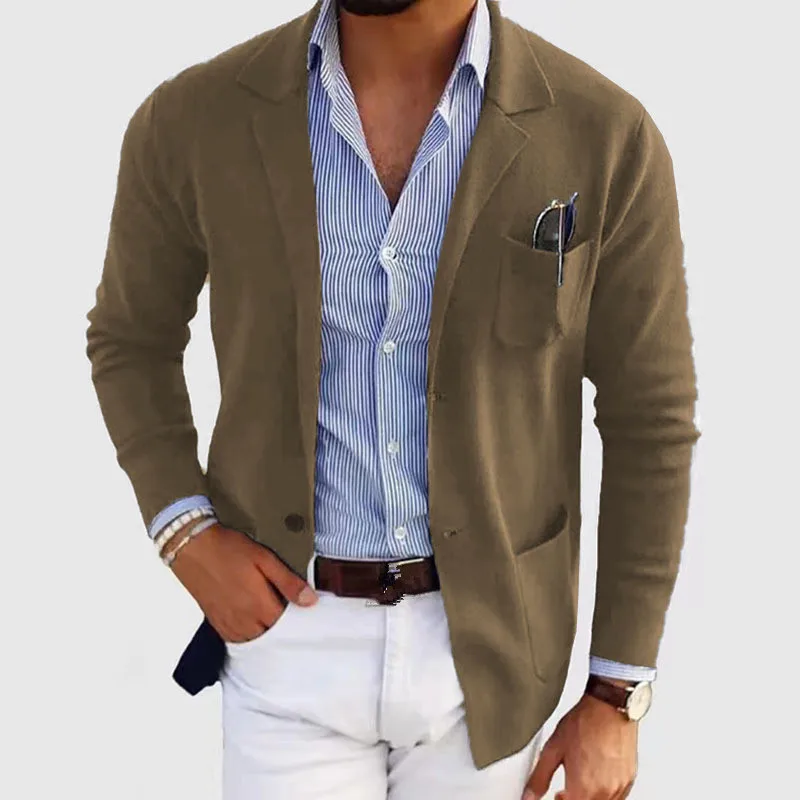Chaqueta ligera para hombre - Elegancia y comodidad transpirable