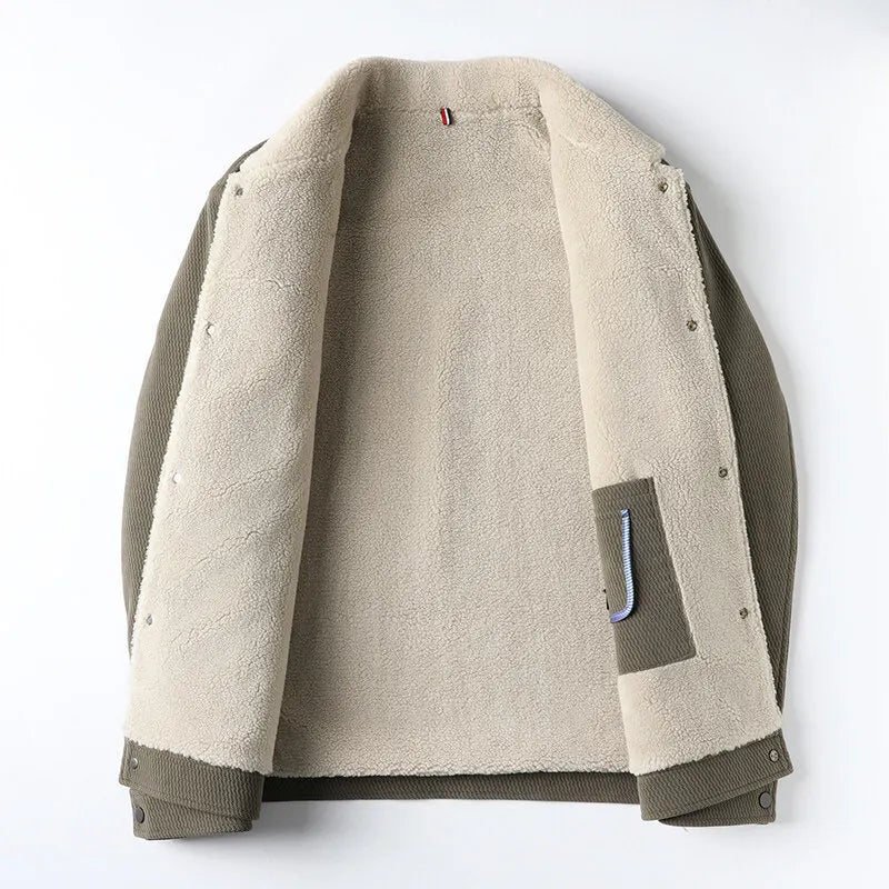 Chaqueta de hombre con cuello: calidez y estilo urbano moderno