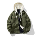 Chaqueta urbana ligera para hombre con capucha integrada