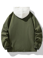 Chaqueta urbana ligera para hombre con capucha integrada