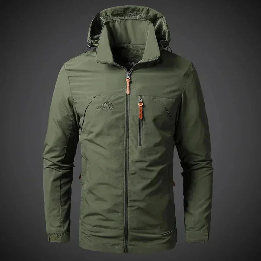 Chaqueta impermeable para hombre - Cómoda y elegante