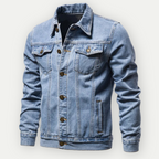 Chaqueta de Jean para Hombre - Azul - Corte Clásico
