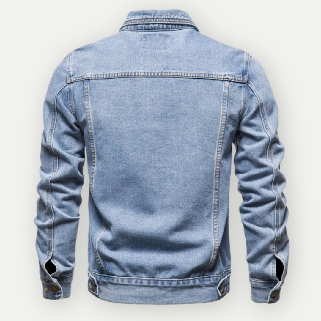 Chaqueta de Jean para Hombre - Azul - Corte Clásico